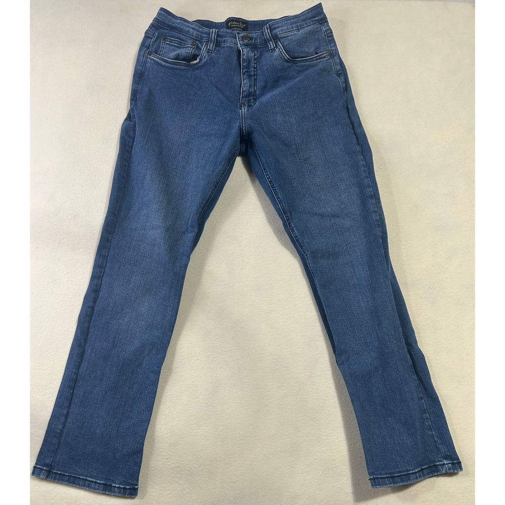 Urban Star Premium Apparel Mens Straight Leg Blue Jeans 34x32 Stretch Denim